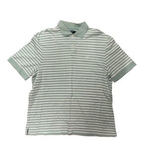 Daniel Cremieux Classic Men’s Medium Striped Collared Polo Short Sleeve EUC